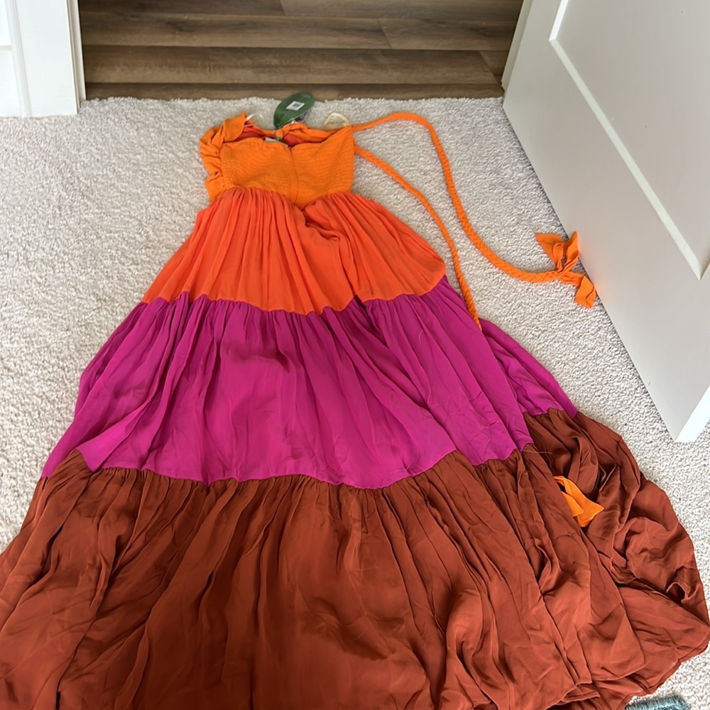Farm Rio Color Blocking Maxi Dress - Picture 8 of 11